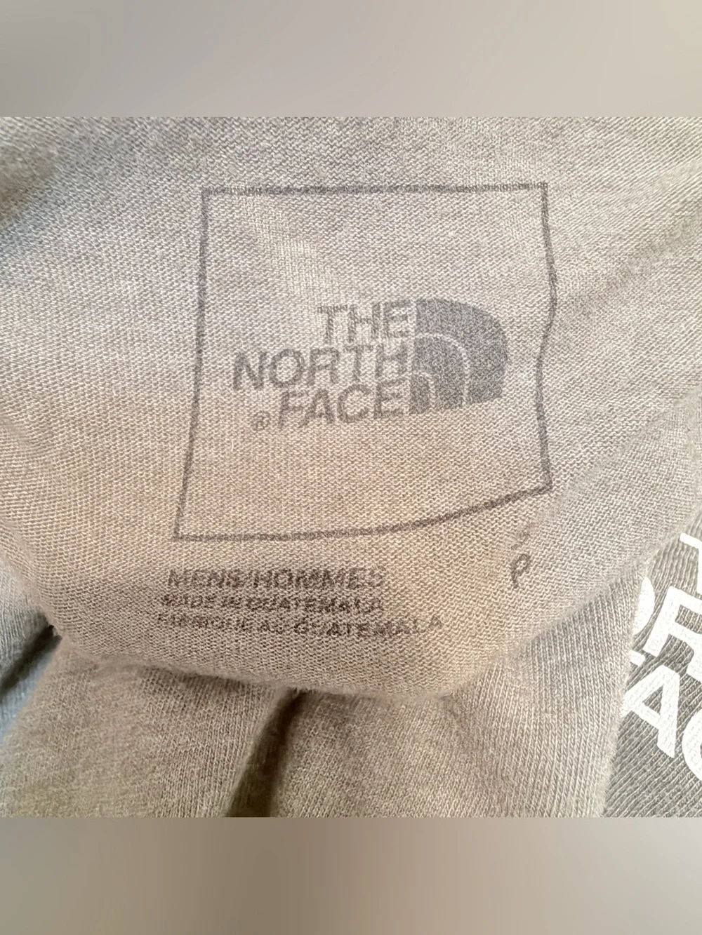 The North Face Gray Logo Sleeve Tee Men’s Small